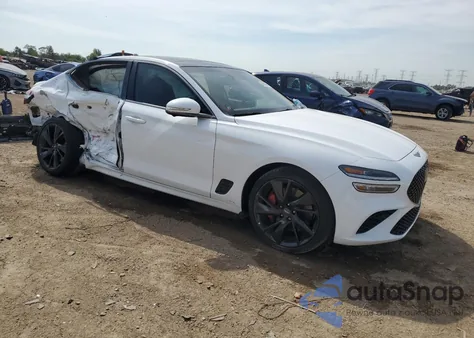 2022 Genesis G70 Base из США, поврежденный, VIN KMTG54TE1NU094955
